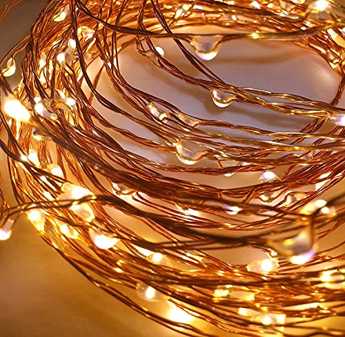 Image of Desidiya Copper Fairy String Lights with USB Cable for Home Decoration (Pack of 1,10 Meters)