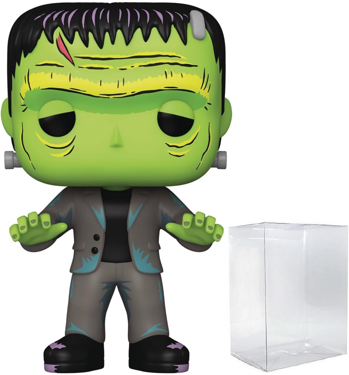 POP Movies: Universal Monsters - Frankenstein Funko Vinyl Figure (Bundled with Compatible Box Protector Case) Multicolored 3.75 inches