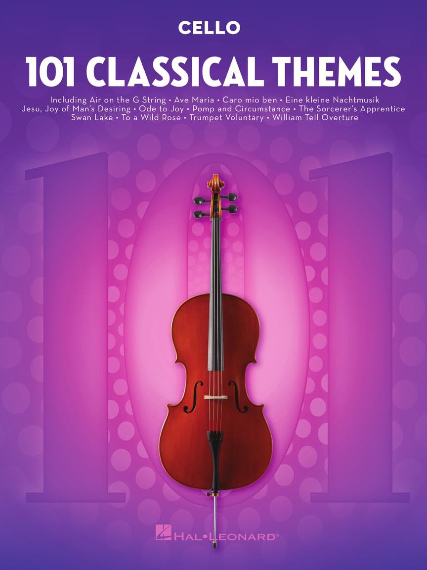 101 Classical Themes Cello Sheet Music | Essential Repertoire for Cello Players | Solo Instrumental Folio with Classical Favorites Paperback – January 1, 2016