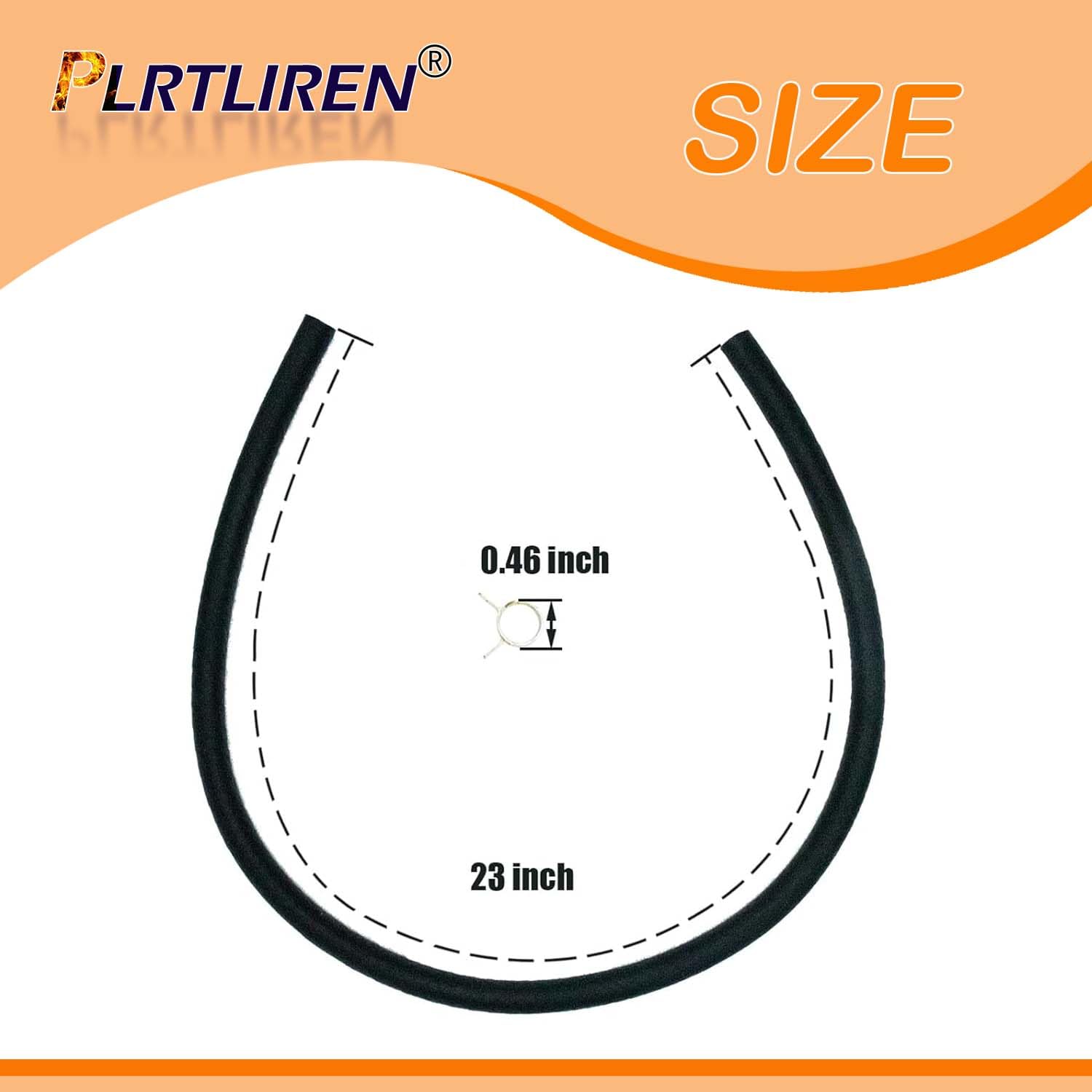 791745 - Tubo de combustible de repuesto compatible con motor Tecumseh 430173, 30962, 30705 y 791745, 056-150, 395051R (1/4 pulgadas ID) (2 piezas)