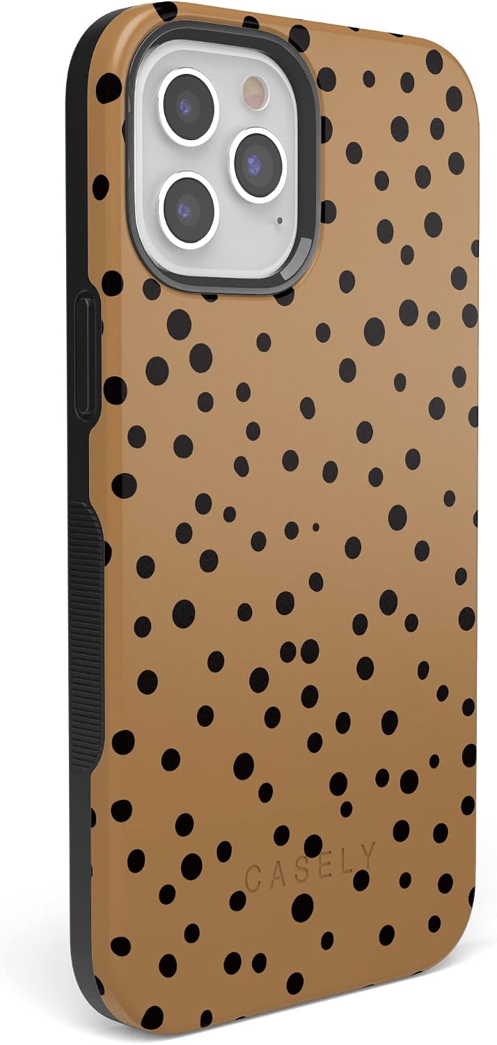 Casely iPhone 12 Pro Max Case | Spot On | Dotted Animal Print | Bold Protective Design