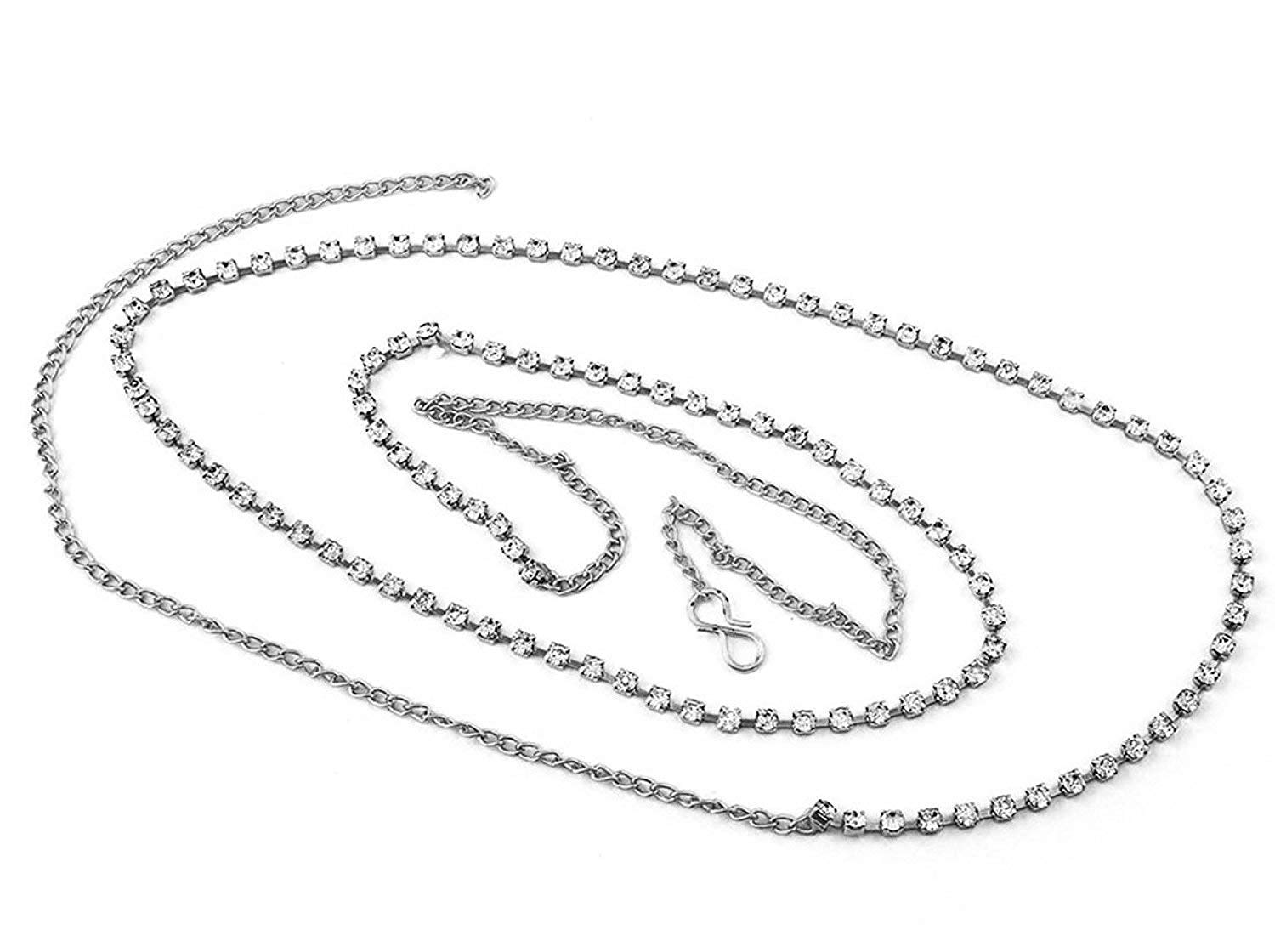 See full amazon price history chart for VAMA Fashions Silver Saree Belt Bikini Belly Body Chain kamarbandh vaddanam Waist Belt for Women Saree VAMA Fashions Silver Saree Belt Bikini Belly Body Chain kamarbandh vaddanam Waist Belt for Women Saree (B06XHLWF2P) Amazon Price History, Amazon Price Tracker