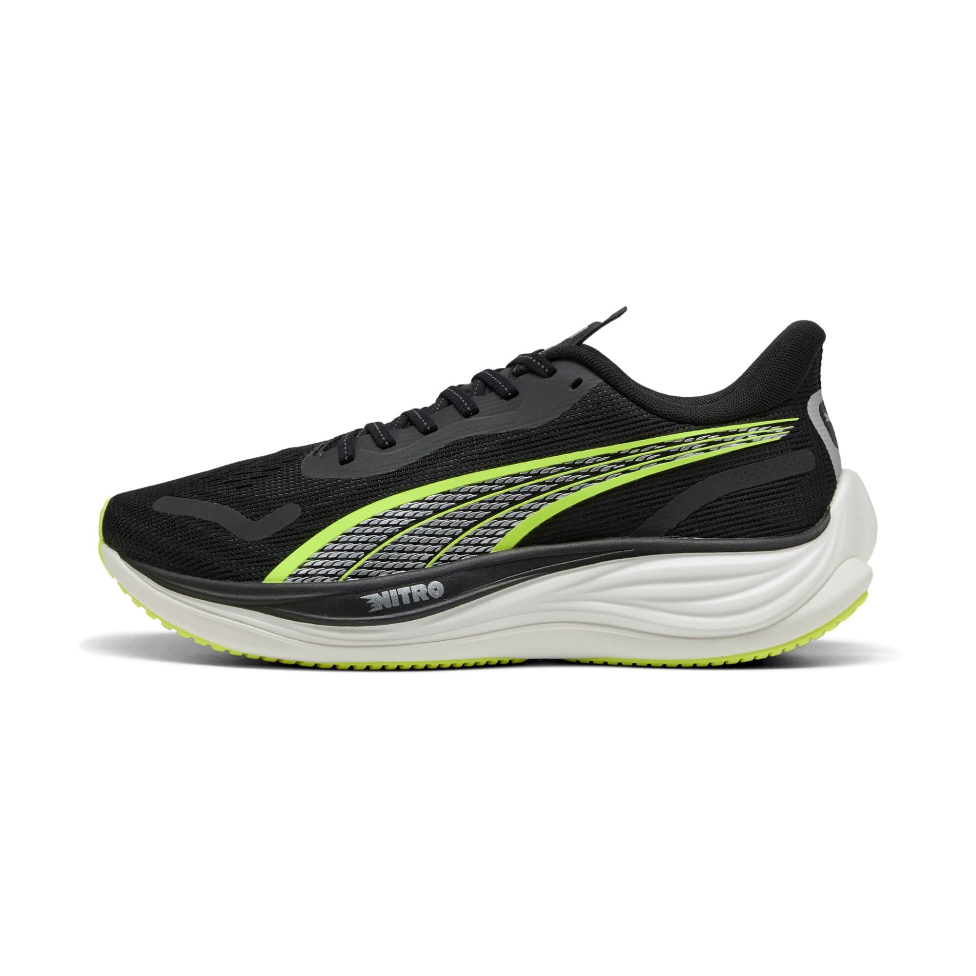 Puma Velocity Nitro 3 Zapatillas para Correr Zapatilla Neutral Hombres puma Black-Yellow Alert