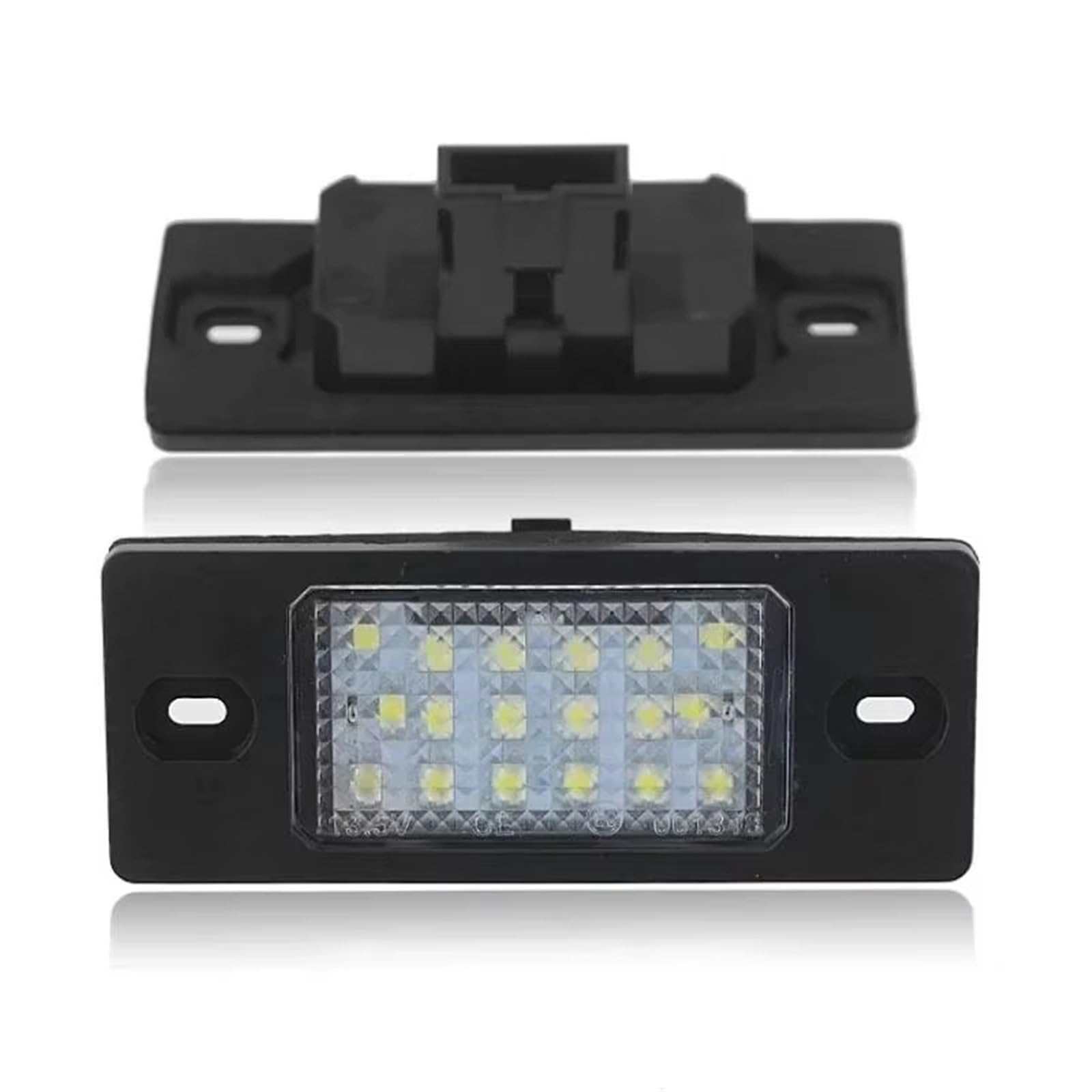 Para VW Para Golf 5 Para Touareg Para MK1 Para Tiguan 2007-2011 Para Passat 2 Piezas 12 V Luz Matrícula Automóvil LED Blanca Luces Matrícula Coche