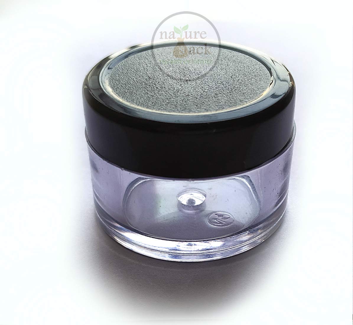 NatureSack-The Best Of NatureAcrylic Jar/San Jar Empty Refillable Cosmetic Container with Safety Lid Inside, For Lip Balm, Body Butters and other DIY concoctions Size 15gms (Set Of 20)