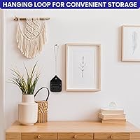 Vista 8 de 2 Matamoscas de cuero para interiores. Mango largo, mata moscas manual de alta resistencia paquete múltiple. Matamoscas de alta resistencia paquete