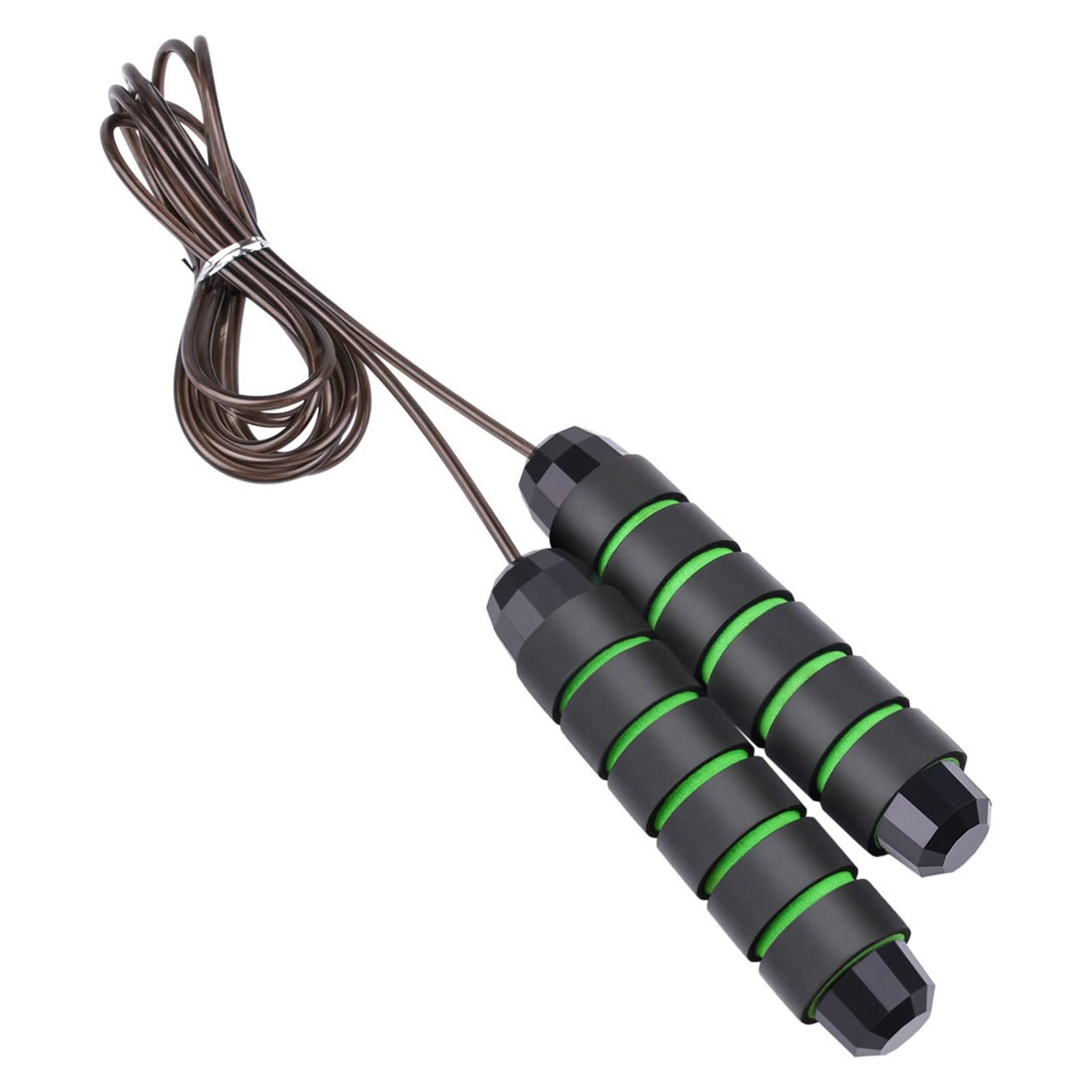 XIANGFATS Cuerda Saltar Omitiendo rodamientos de rodamientos de cuerda de salto de salto de salto rápido agarre de agarre muscular cuerpo construcción de ejercicios boxeo entrenamiento para el hogar g