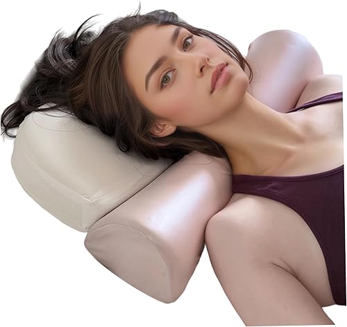 Miniatura 2 de 2Pcs Pillow for Neck Pain Relief, Ergonomic Memory Foam Neck Pain Pillow with Contour Design for Side Back Stomach Sleepers Style-1, USO en casa