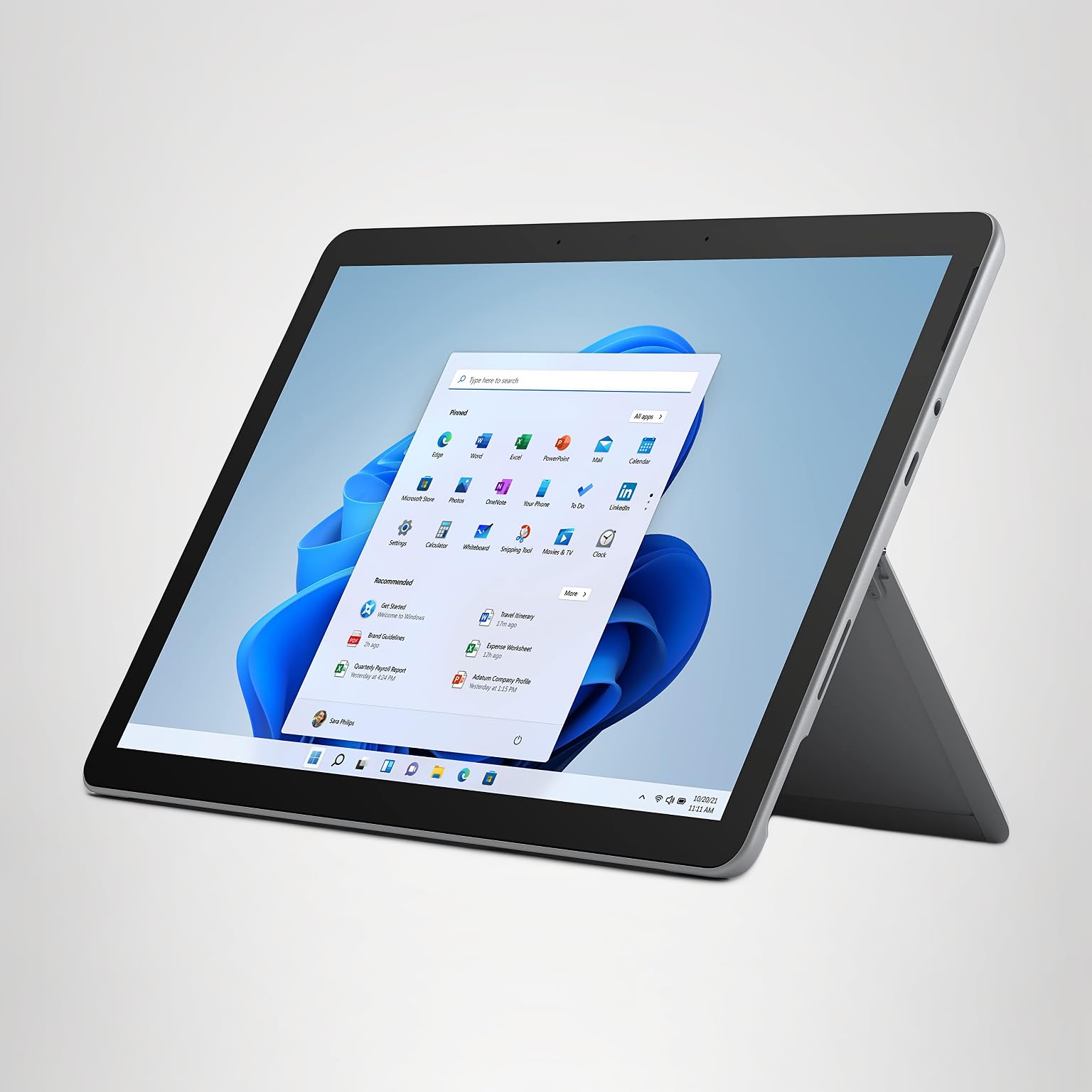 Windowsタブレット本体 Microsoft Surface Go 3 1926 8GB 128GB Microsoft Surface Go 3 - 10.5 Inch 2-in-1 Tablet PC - Silver