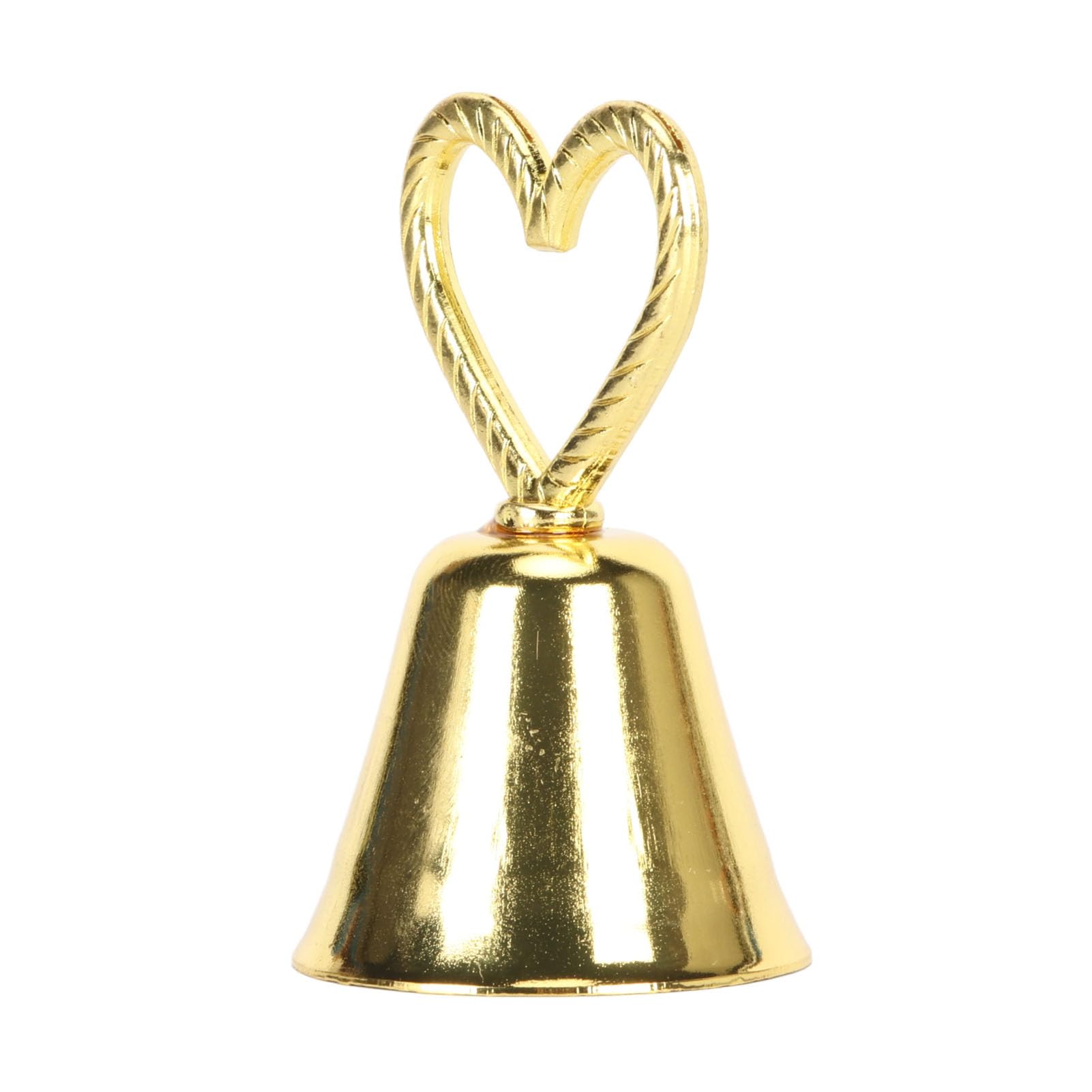 Uchwyty na wizytówki z numerami stołów, Zegar ze stali nierdzewnej w kształcie dzwonka, złote i srebrne, 10 szt(Gold)