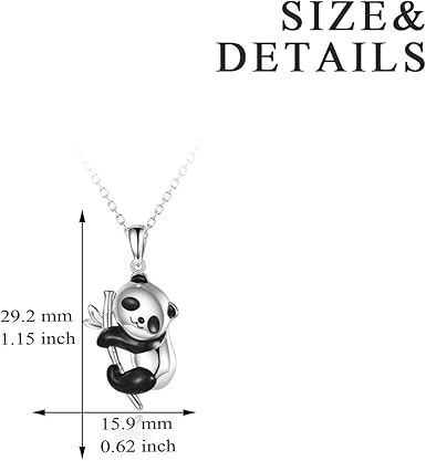 Joy|S - Zilveren panda oorbellen - 7 x 9 mm - met een paars strikje - oorknoppen voor