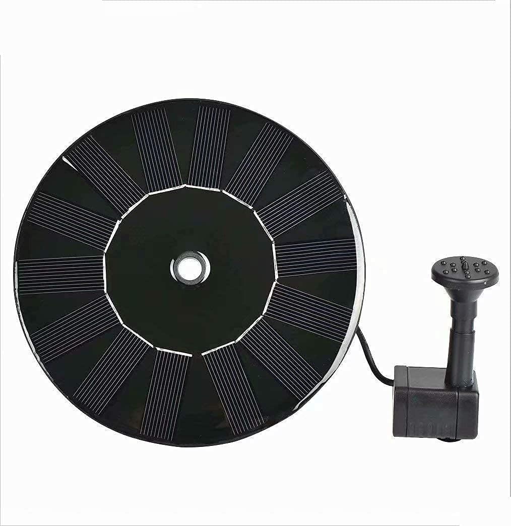 Floating Water Feature Submersible Water Pump for Bird Bath Ponds Gardens Pool Outdoor Decoration- Lotus Leaf Shaped