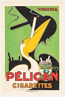 Pelican Cigarettes - Vintage Advertising Poster-12 x 18 Inches