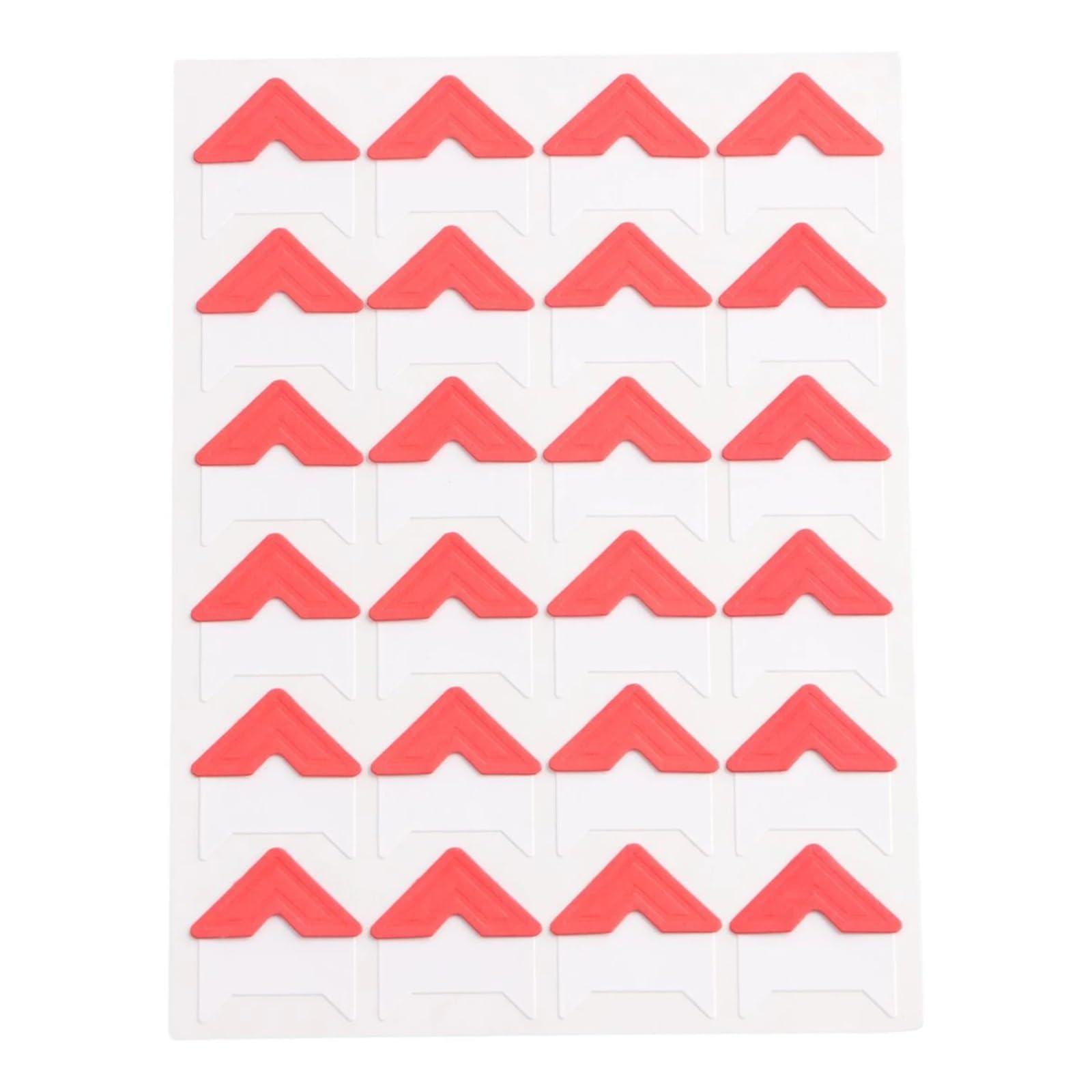 Gwyzax Self Adhesive Photo Corners 10Sheets Photo Albums Corner Sticker Vintage Kraft Paper Stickers Scrapbooking DIY Decoration(Red)