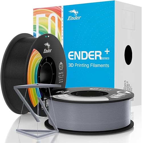 Creality Filamento de impresora 3D, filamento PLA Plus de 0.069 pulgadas, PLA Pro negro y gris, dureza mejorada precisión dimensional +- 0.001 disponible en Yaxa Peru