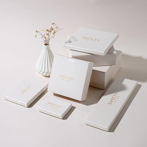 Miniatura 7 de SWEETV Corona de tiara para mujer, tiara de boda para novia, tocado de princesa de cristal, corona de quinceañera para niñas, corona de graduación,