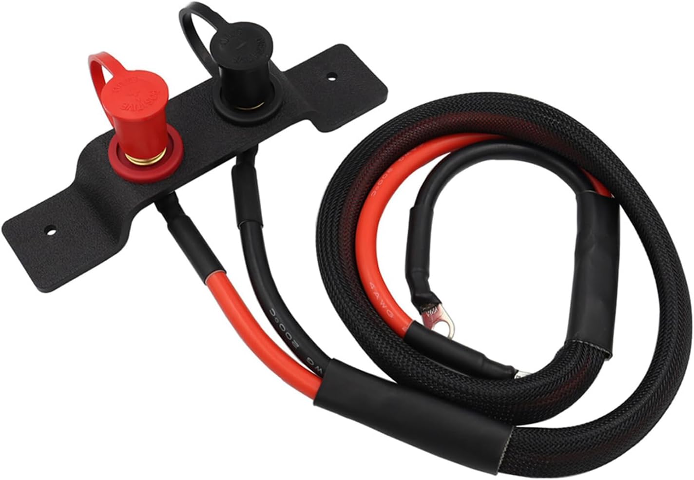 VALICLUD High Voltage Insulated Battery Jumper Cable 1.2m Waterproof Fast Charging Lead Compatible with 2 and 4 Seat Off-road Utility Vehicle Automotive Jump Starter Cable