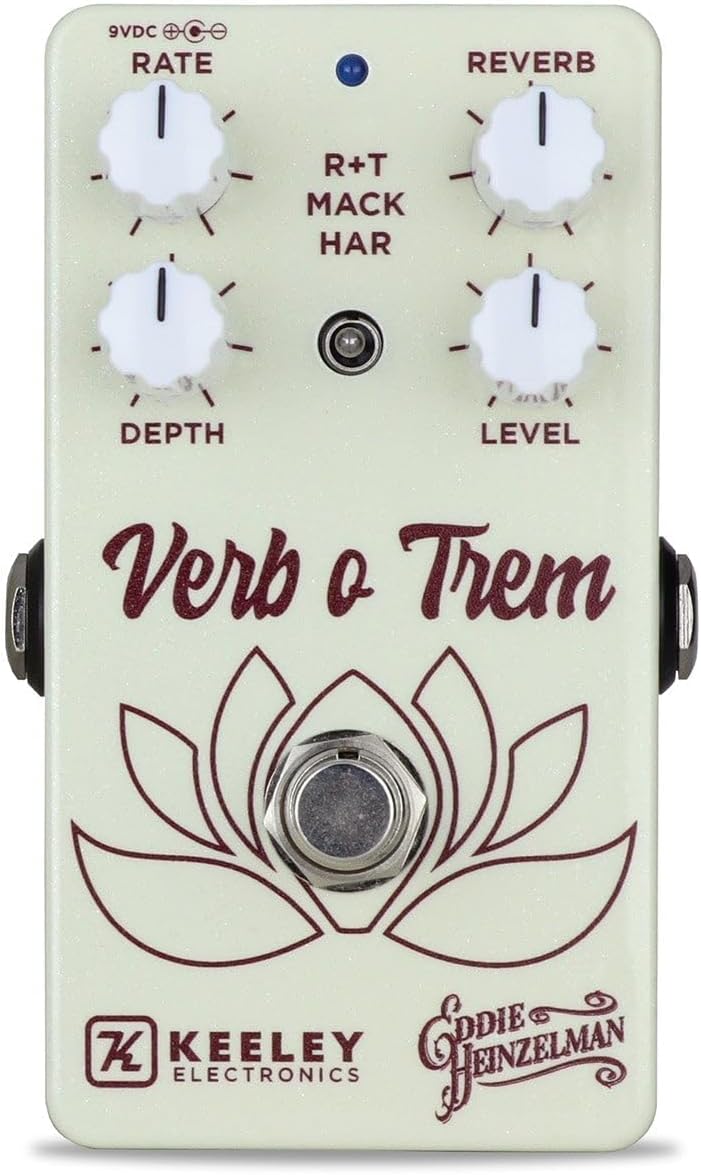 Keeley Eddie Heinzelman Verb o Trem Reverb and Tremolo Pedal