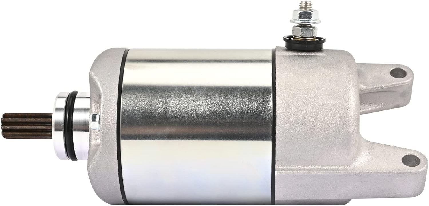 Starter Motor Compatible with Kawasaki Klf400 Kvf-400 400 Bayou Prairie 4x4 2x4 1993-2003, 12 Volt CCW 9-Tooth Spline 410-54063