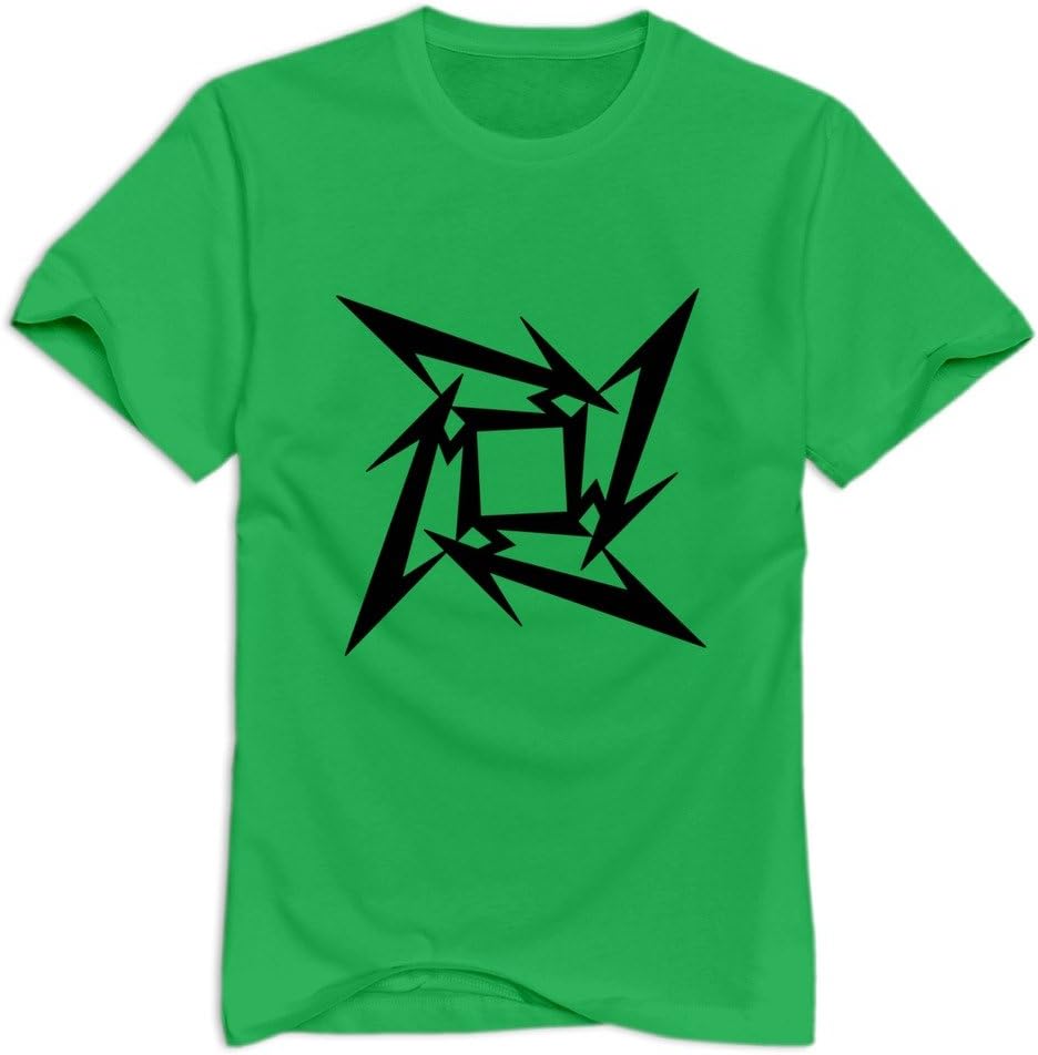 Hoxsin Men's Logo Metallica Band Vintage T-shirt