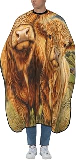 Cute Highland Cows Hair Cutting Apron,Salon Barber Apron For Adult