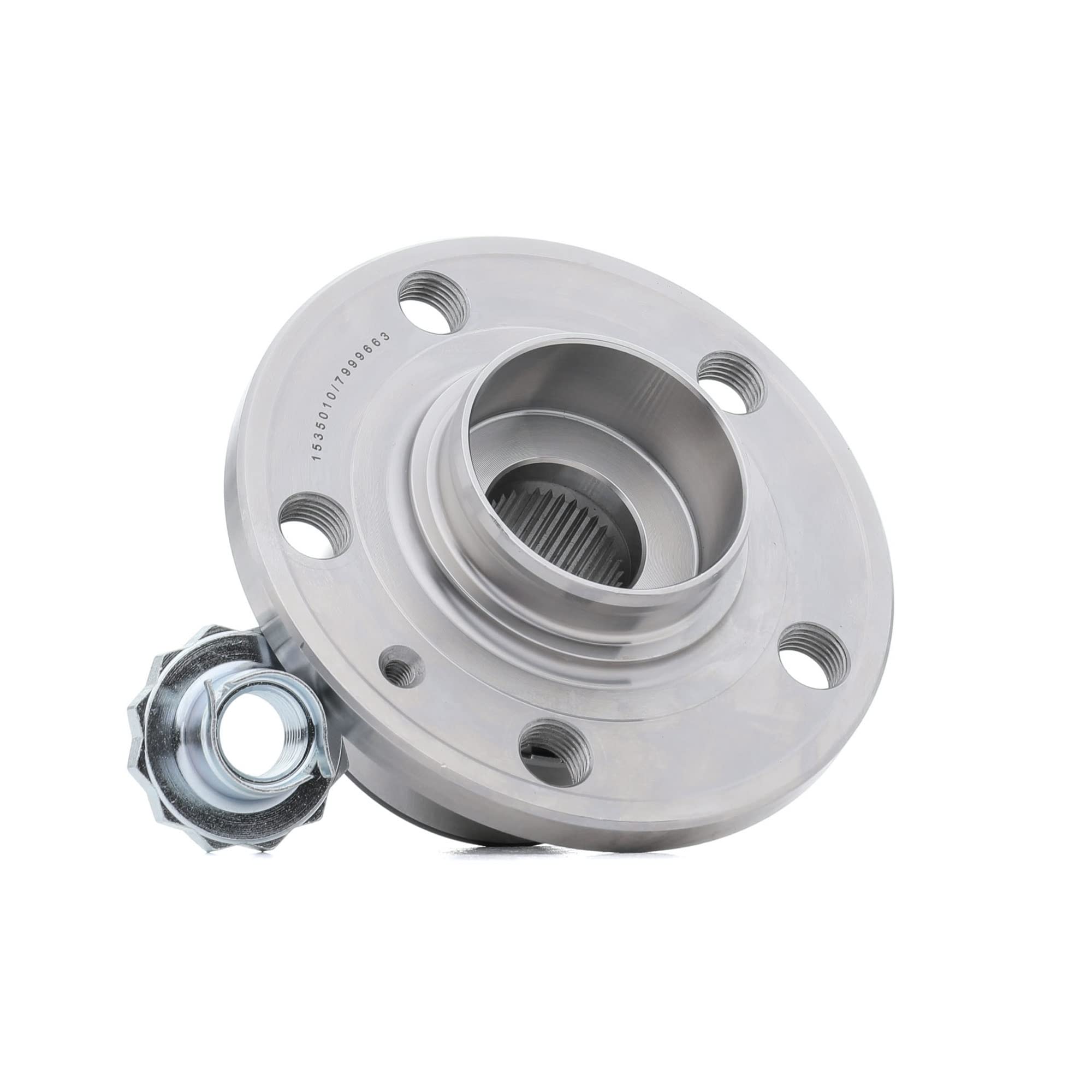 RIDEX 654W0040 Kit cuscinetto ruota Anteriore bilaterale con sensore ABS integrato con anello sensore ABS Compatibilità con VW Polo Hatchback 6R1, 6C1