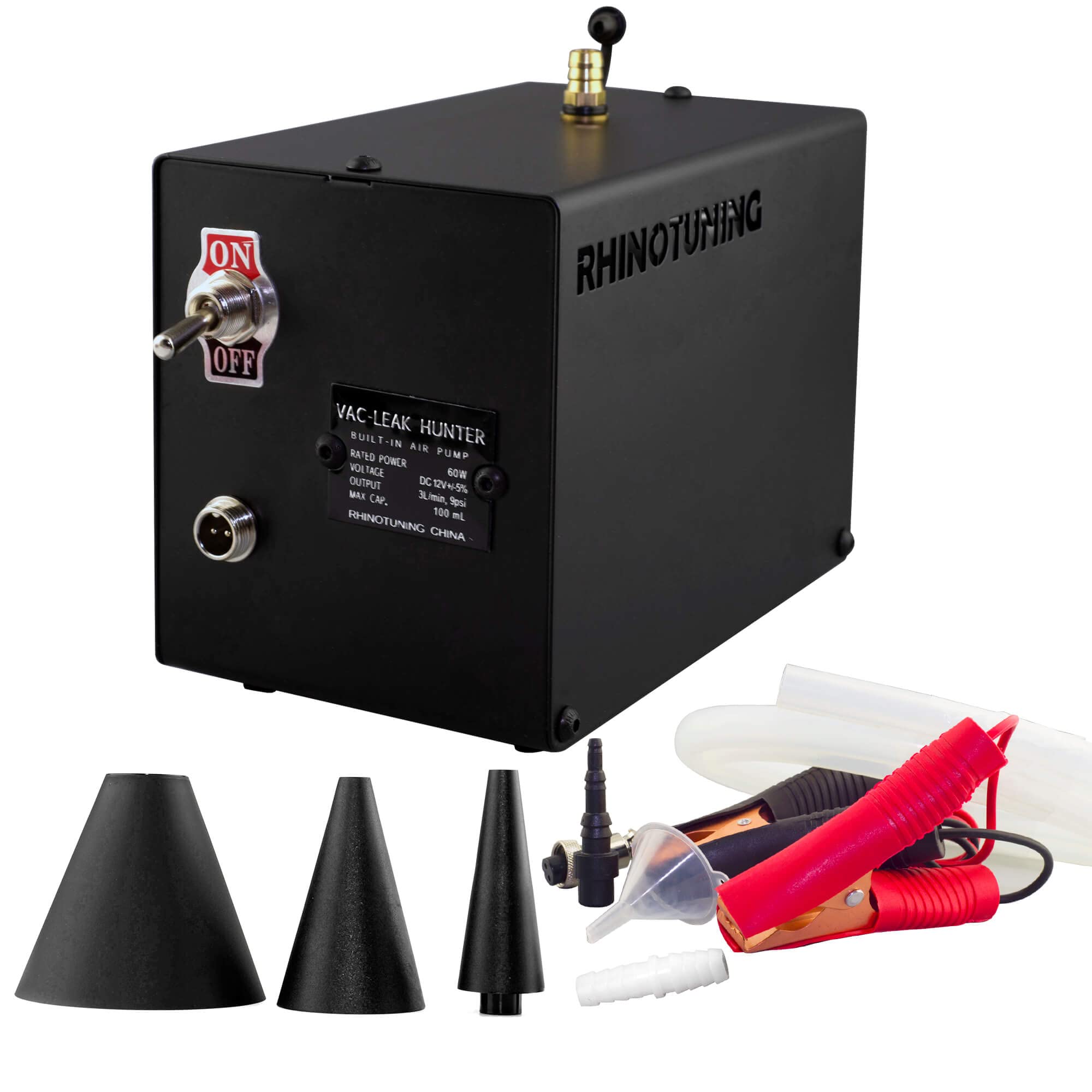 RTRHINOTUNING Automotive Smoke Tester Leak Detector VacLeak Hunter