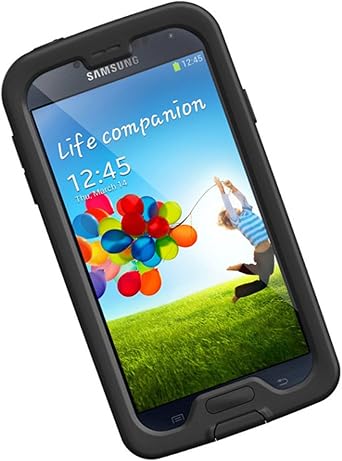 LifeProof NUUD Samsung Galaxy S4 Waterproof Case - Retail Packaging - Black/Clear