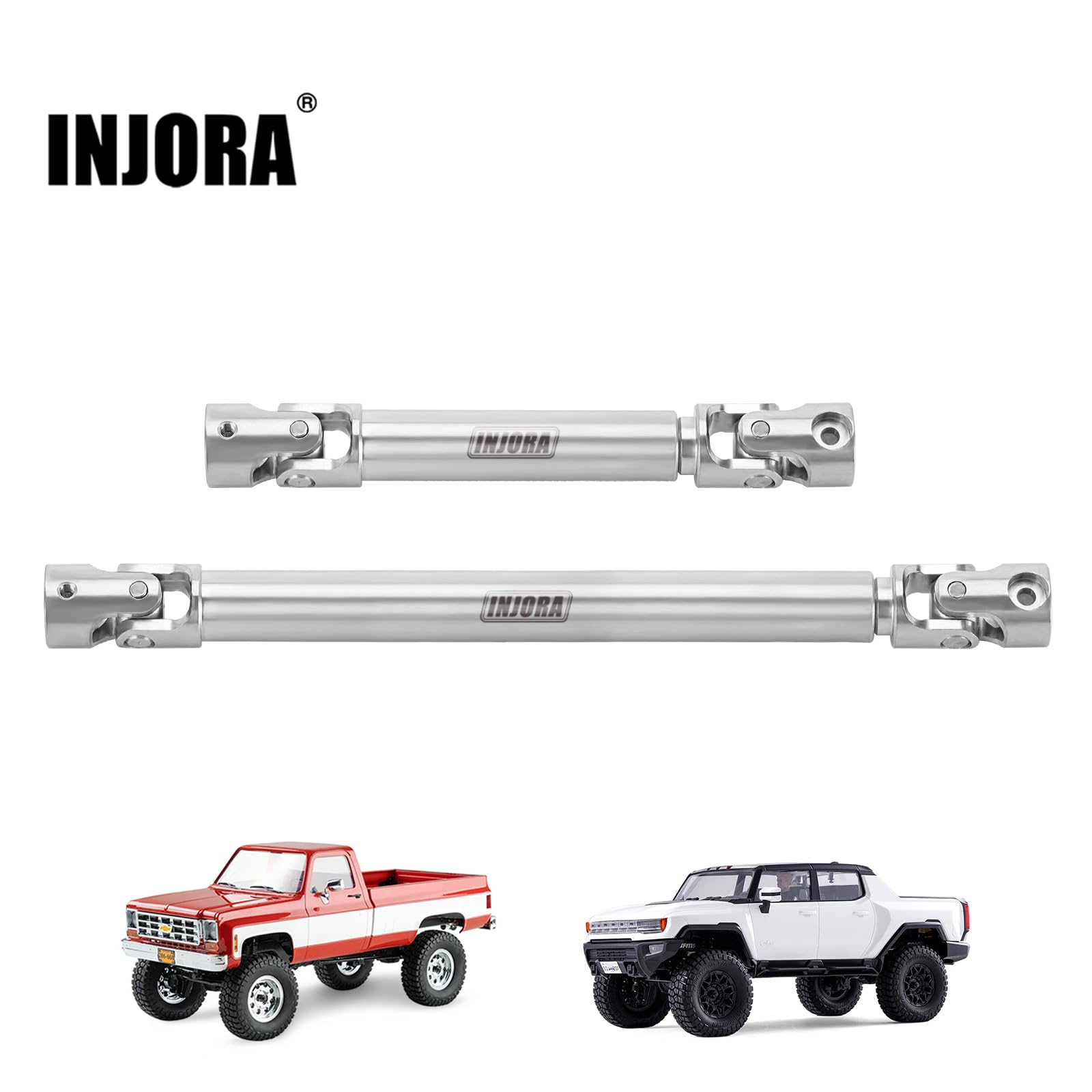 Amazon.com: INJORA Stainless Steel Drive Shafts for 1/18 FCX18 K10