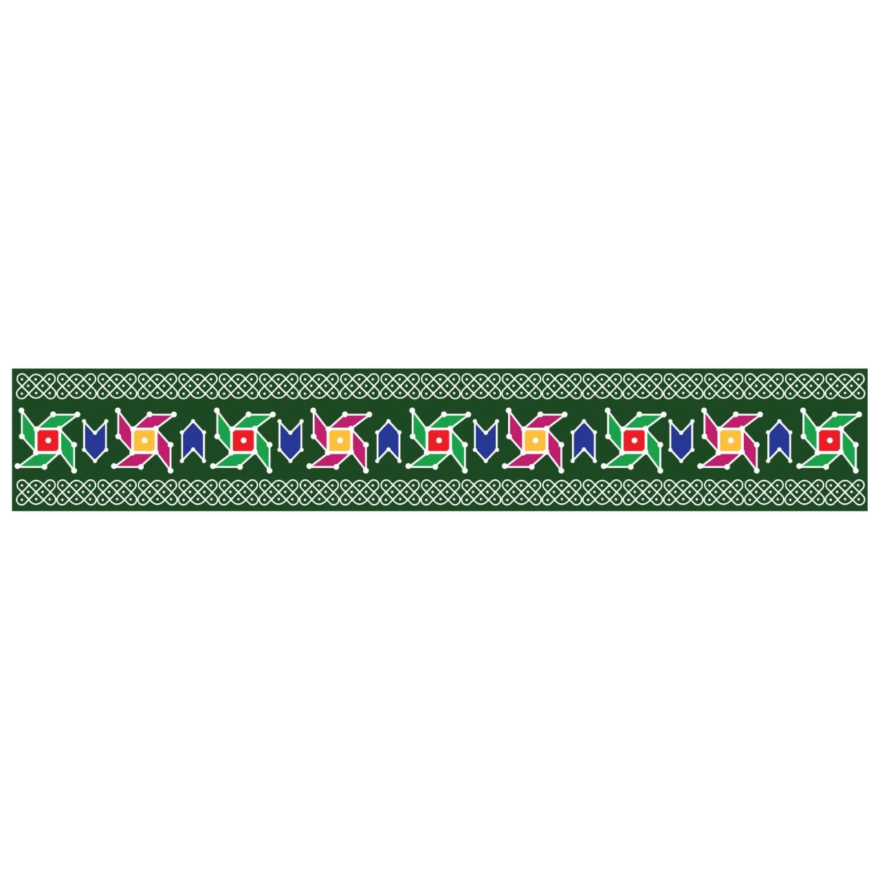 Diwali Rangoli Stickers - Traditional Kolam Decor -9