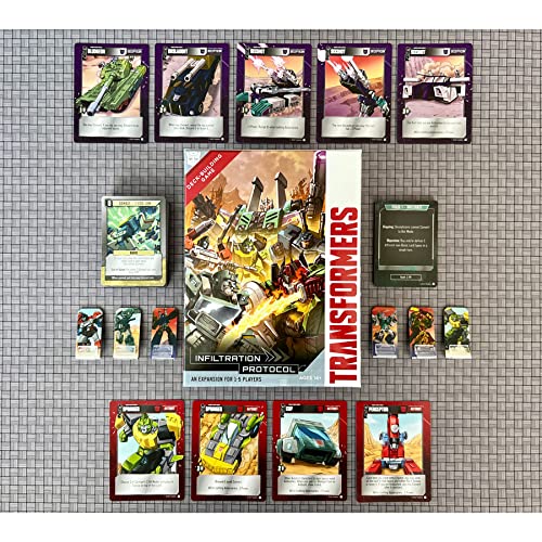 Renegade Game Studios Transformers Deck-Building Game: Infiltration Protocol Expansion - Ages 14+, 1-5 Players - Image 2