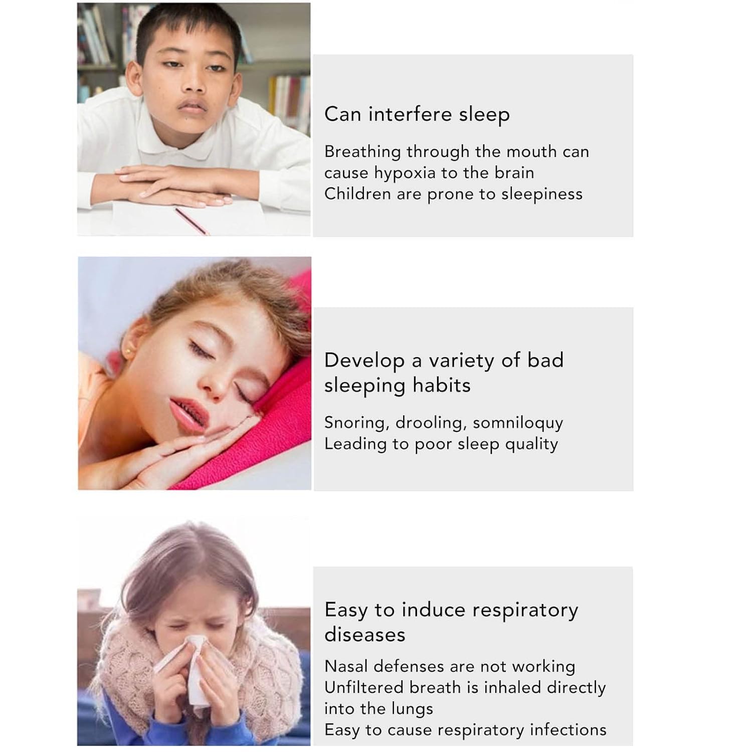 iYOGIzz Kids Sleep Strips (30 Pcs) Mouth Tape Anti-Suffocation Design Mouth Shape Gentle Adhesive Stretchable Sleep Aid for Nose Breathing Snoring Relief Safe Comfortable Night Sleep for Children 2