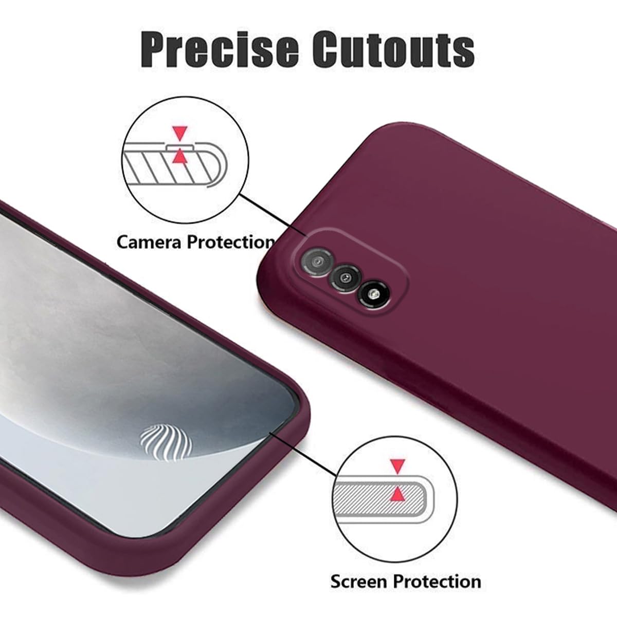 Protezione dello schermo del telefono Compatibile con Motorola Moto E20/E30/E40 Custodia con Cover Compatible with Fotocamera Scorrevole, [Protezione da Caduta Militare], Custodia con Anello, PC Rigid