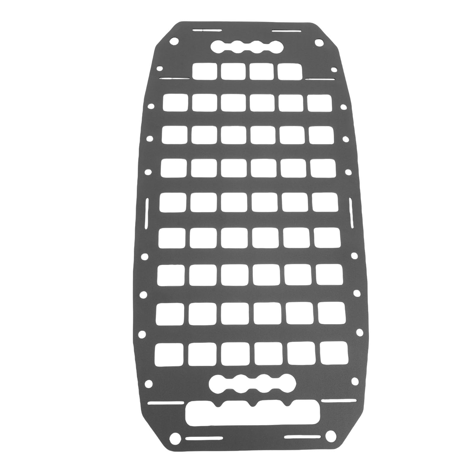 KIMISS Łóżko do Ciężarówki Panel Molle Aluminiowa Szyna L 10,75 X 21 Cali