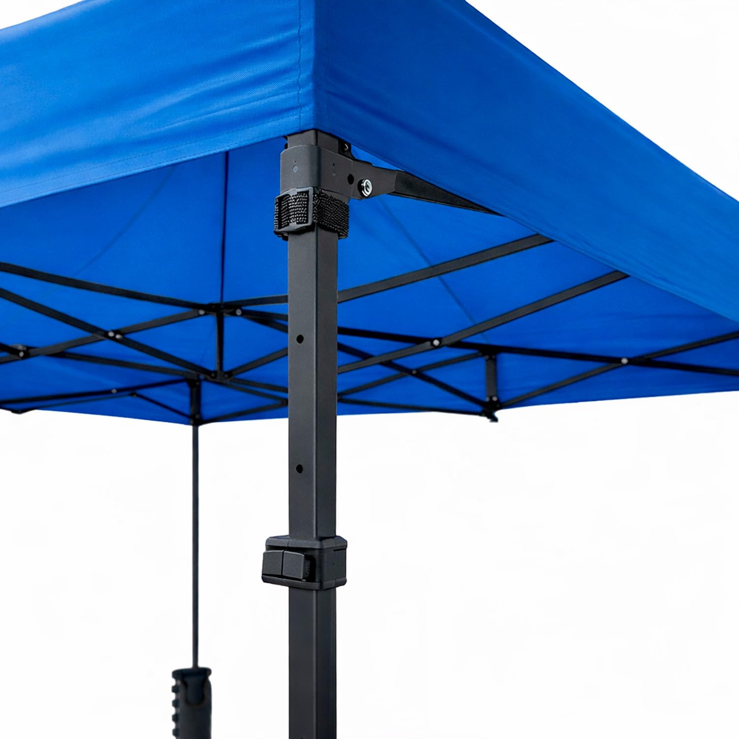 Gazebo Professionale 3x4.5 M Richiudibile Automatico In Acciaio Con Telo Oxford 1200D PVC Impermeabile e Anti UV Struttura a Fisarmonica con Sacche Zavorra e Borsa Trasporto Sagre Feste (Blu)