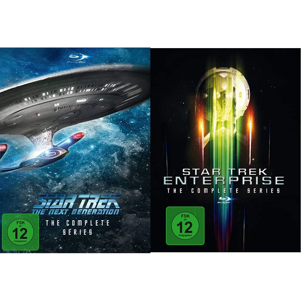 Star Trek - The Next Generation (The Complete Series) [Blu-ray] & Star Trek - Enterprise - Complete Boxset [Blu-ray]