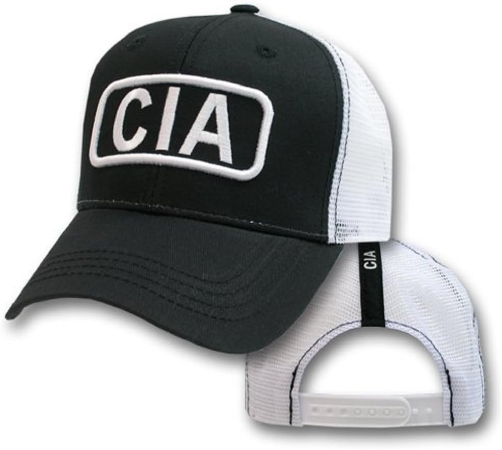 CIA HAT CAP CENTRAL INTELLIGENCE AGENCY COSTUME MESH HATS CAPS