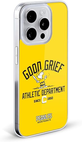 Miniatura 9 de Head Case Designs Officially Licensed Peanuts Snoopy Athletic Department Varsity Sports Soft Gel Case Compatible with Apple iPhone 15 Pro Max