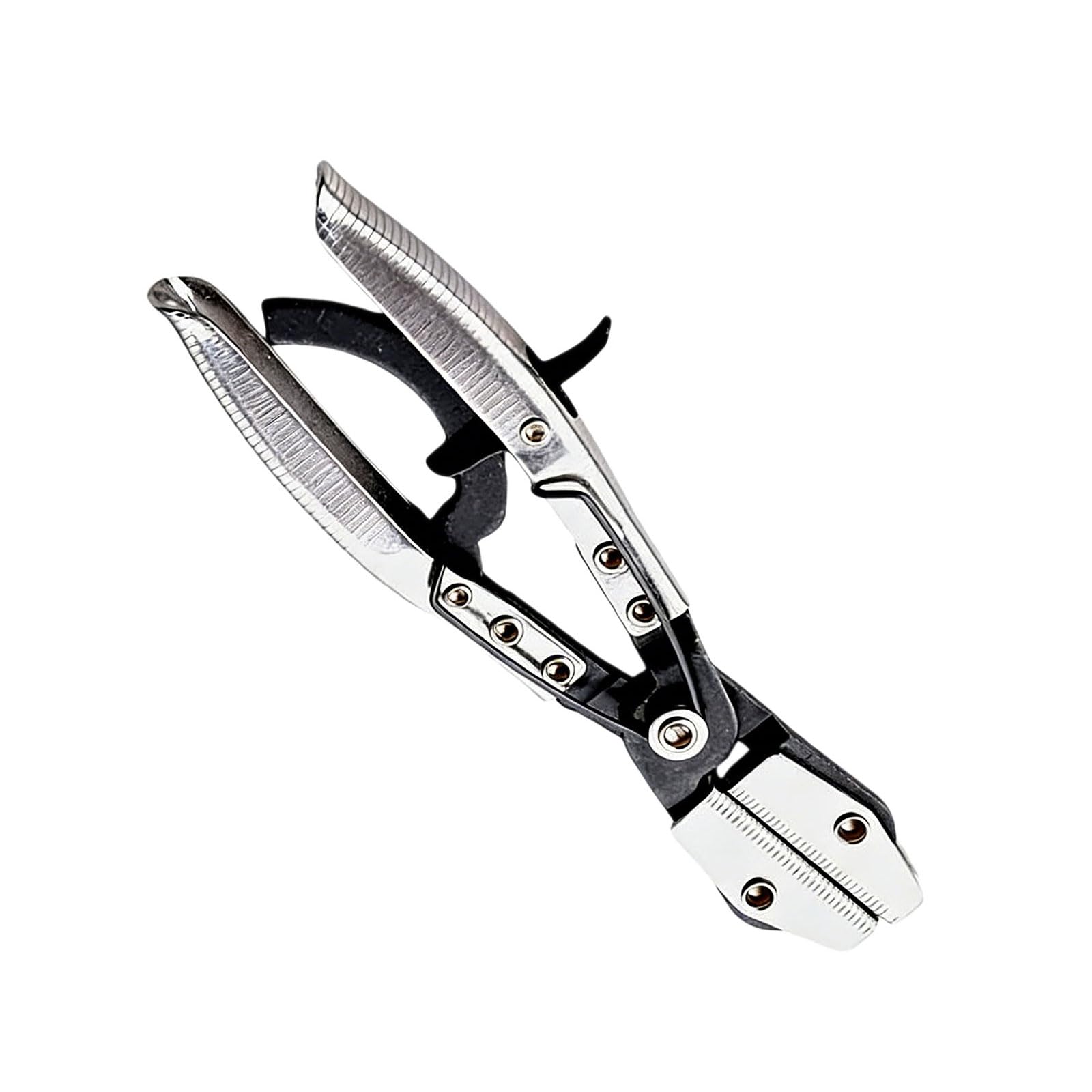 Professional Carbon Steel Hose Clamp Plier Flat Nose Oil Tube Seal Pliers for Automotive Oil Line Repair Maintenance Tube Squeeze Off Pliers