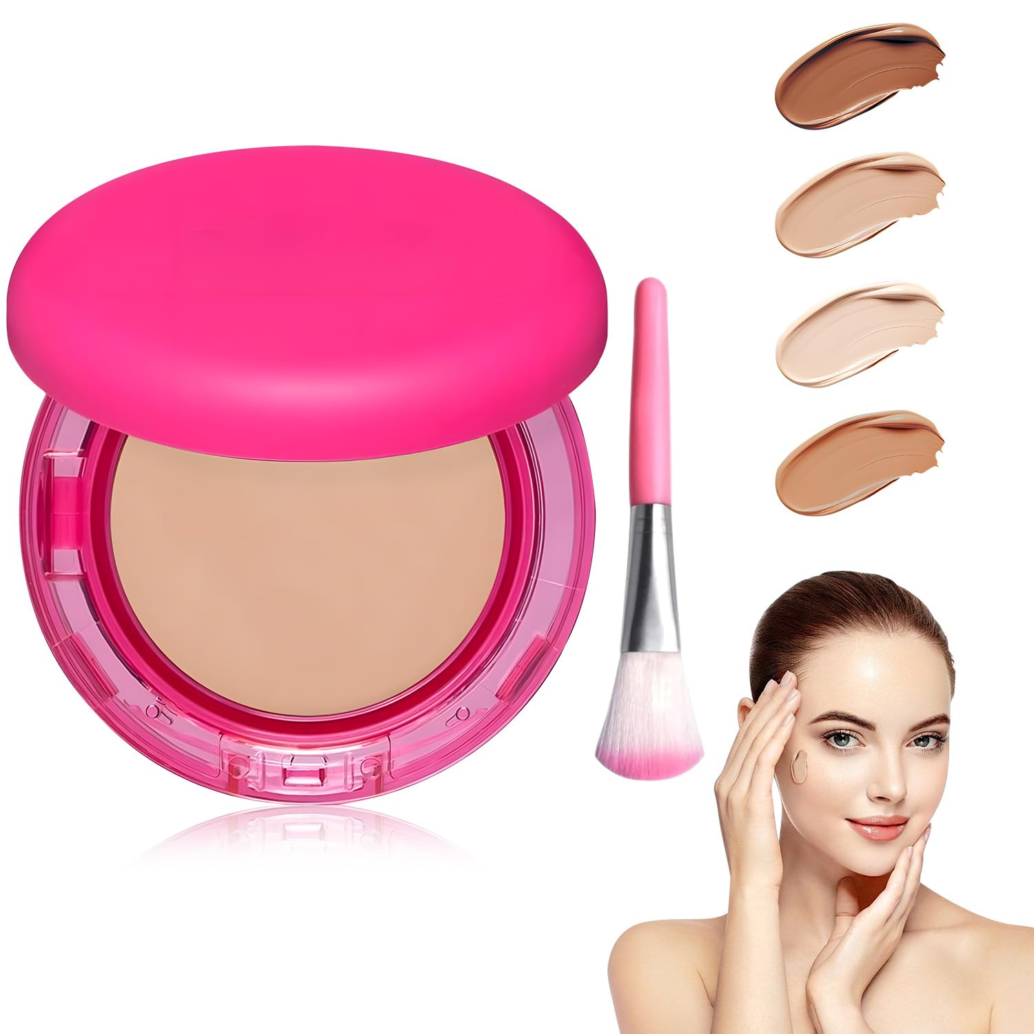 Peptide Bounce Foundation – Hydrating, Age-Defying Foundation for Mature Skin And All Skin Types, Vegan, Clean, Natural, Medium Buildable Coverage, Satin Finish (Light)