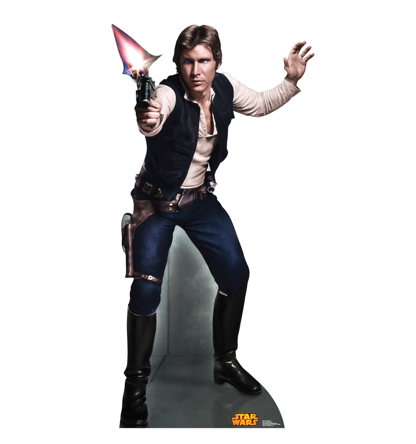 Cardboard PeopleHan Solo Life Size Cardboard Cutout Standup - Star Wars Classics Retouched