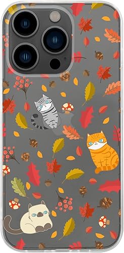 Miniatura 76 de Blingy's Funda para iPhone 13 Pro (6.1 pulgadas), lindo patrón de cerdo divertido estilo animal de dibujos animados, transparente, suave TPU funda