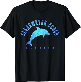 Clearwater Beach Florida FL Dolphin Vacation Souvenir T-Shirt