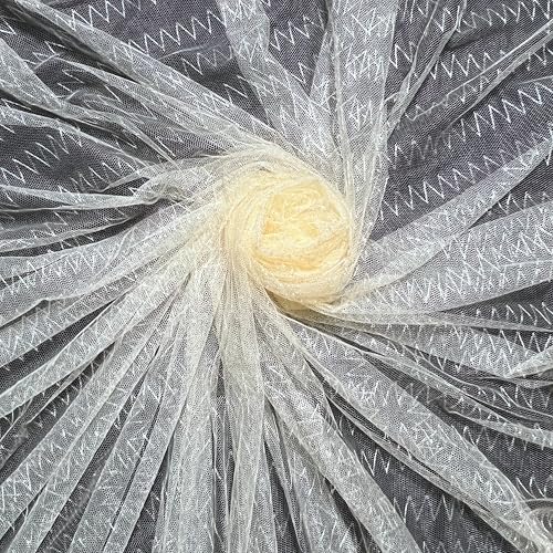 Image of Mosquito Net for King Size Bed & Double Bed, 6x7 ft, Wall /Hook Hanging, Premium Poly-Cotton Blend Fabric Foldable Machhardani (Cream - Frame Not Included)
