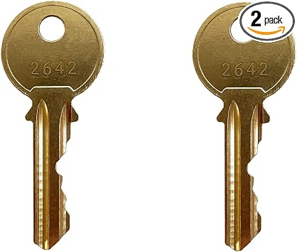 2 2642 NYC Fire Service Key for Elevator Operations, Pack of 2 Keys