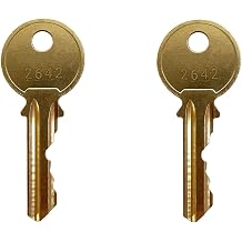 2 2642 NYC Fire Service Key for Elevator Operations, Pack of 2 Keys