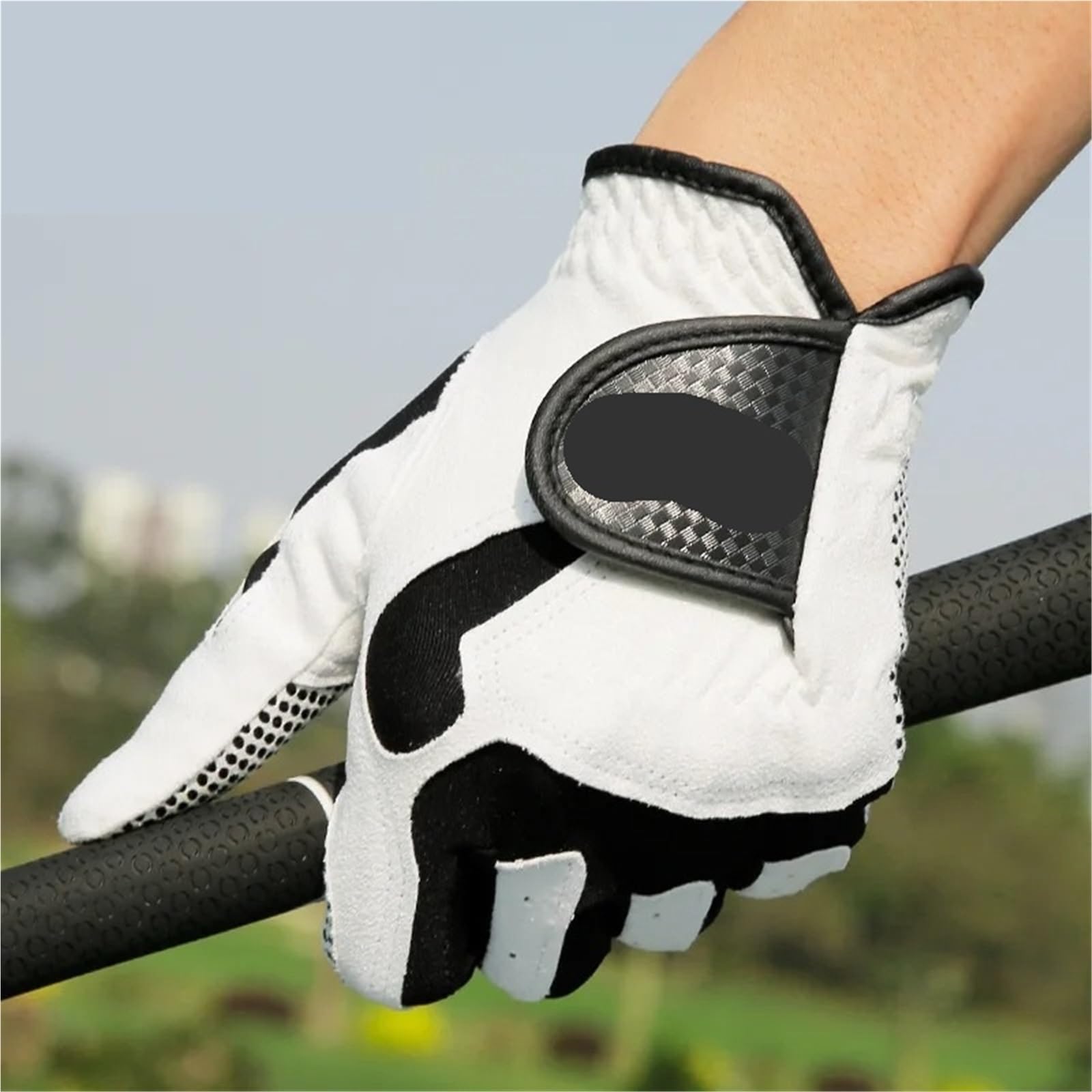 2 uds Guantes de Golf Tela Microfibra Antideslizantes Transpirables Entrenamiento for Poner Columpio en el Club