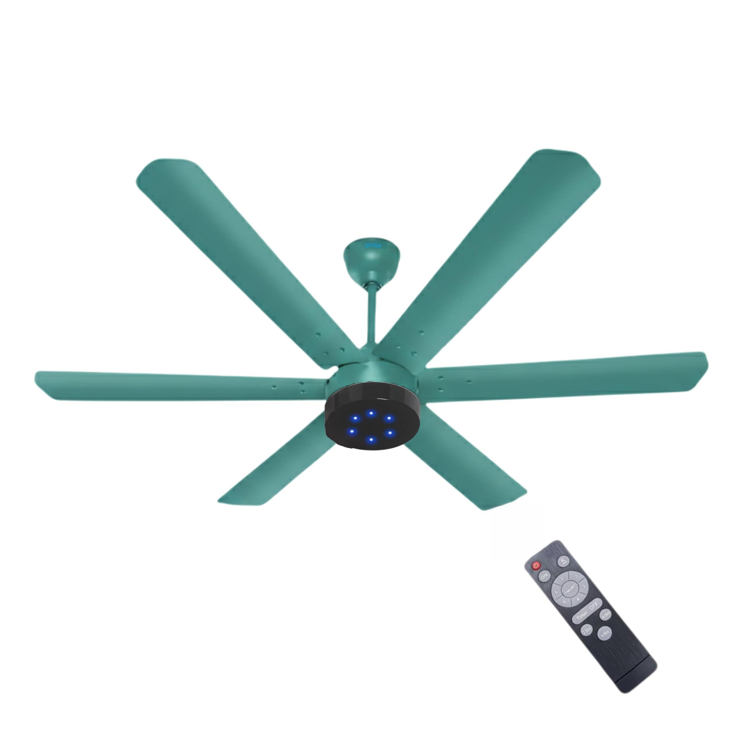 XUGA Jovian F6T Premium Smart 1200mm, BEE 5-star BLDC fan,6 Blade,Remote Ceiling fan for Home, 100% Copper Motor,Energy Saving, High Air Delivery,LED(5 Year Warranty)-image-2
