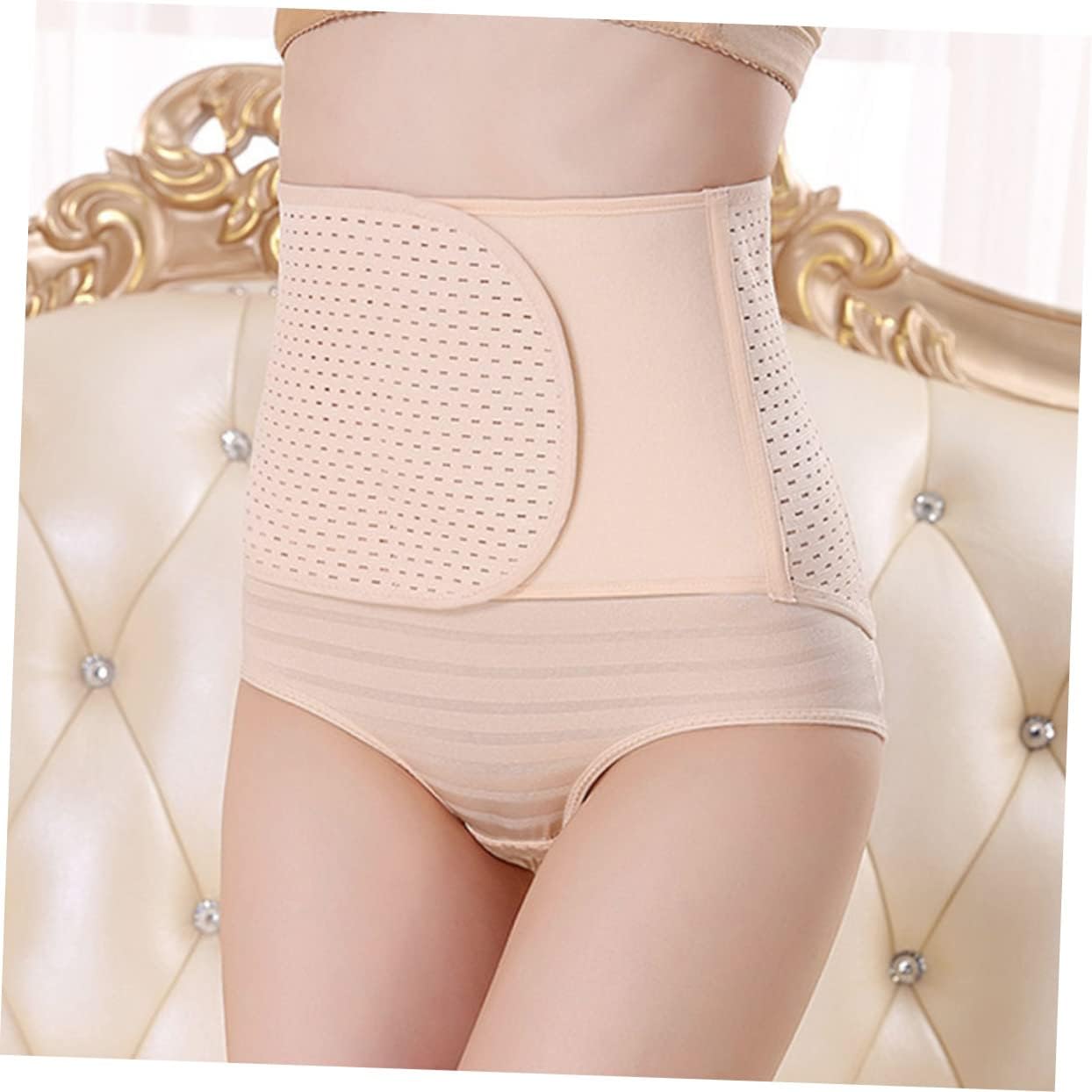 Ipetboom Postpartum Support Girdle for Women Colored Belly Wrap Waist for Relieves Back Curves