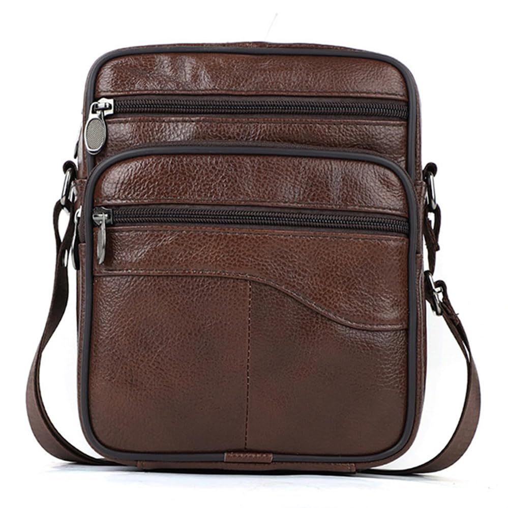 Sac à bandoulière homme cuir vintage pour éviter le désordre